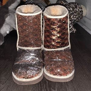 Women’s Short Sequin UGG Boots